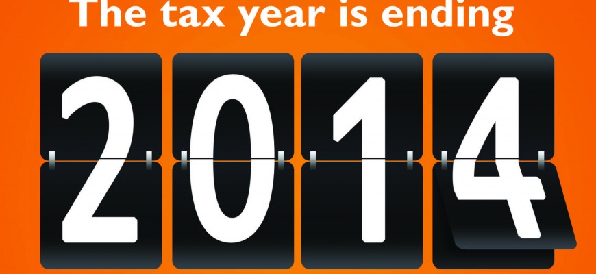The tax year is ending