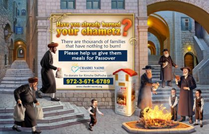 Have you already burned your chametz?