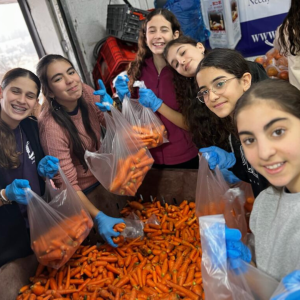 volunteering at Chasdei Naomi's Jerusalem Branch