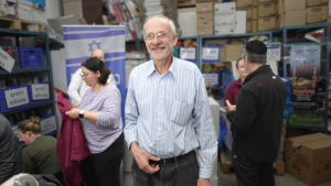 Yad Vashem team came to pack food