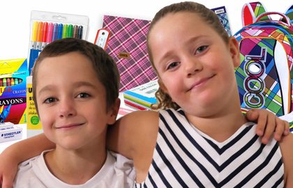 This year too: no one will return to school without a complete school bag!