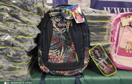 School’s out and many children won’t have schoolbags next year either!  “A school bag for every child”
