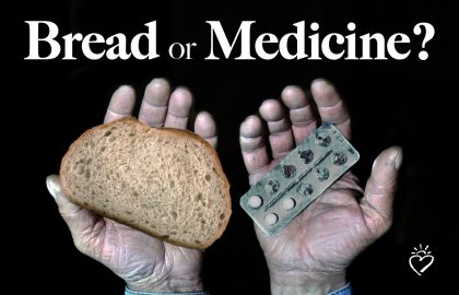 Bread or medicine? They must choose