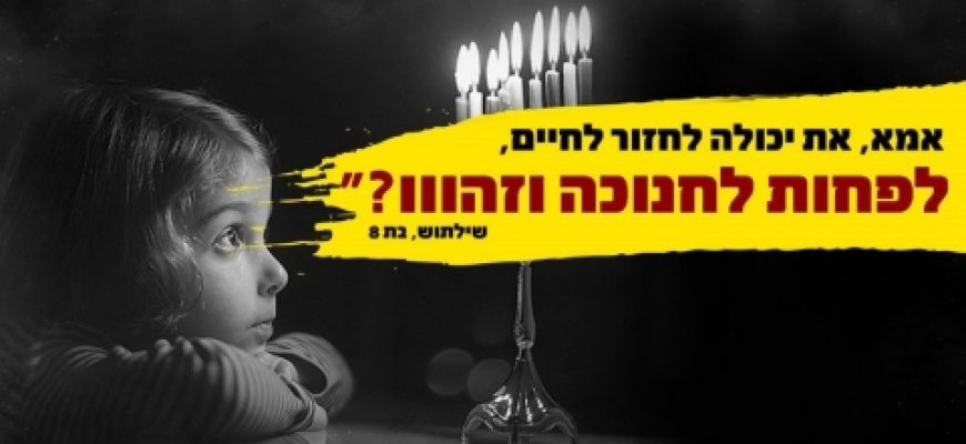 Chanukah money for teens in need and children at risk